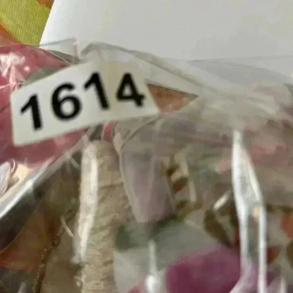 Zara Small Womens Blouse  Floral Ruffle V-Neck Long Sleeve Multicolor - Picture 7 of 8